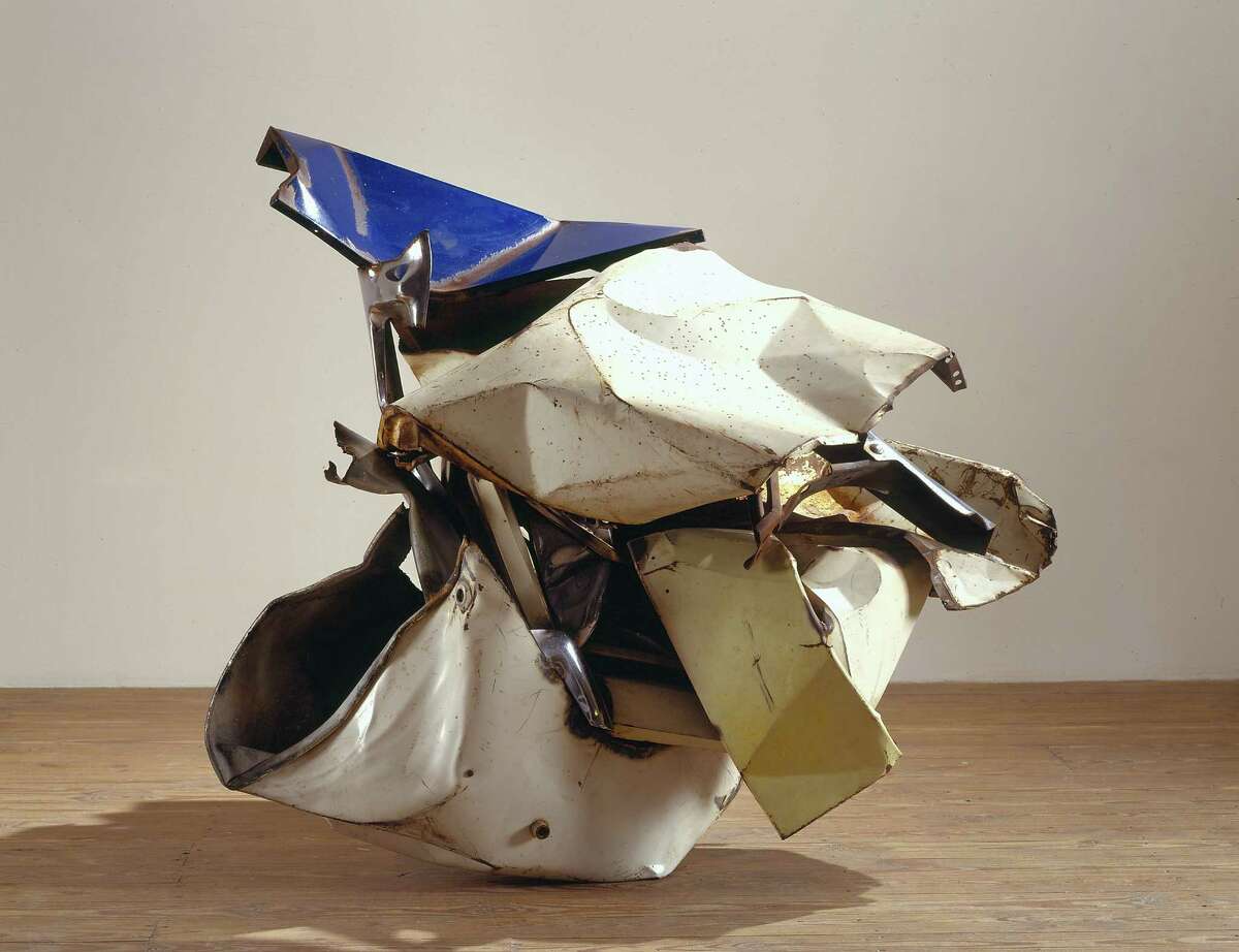 "Nanoweap" and other newly restored works by John Chamberlain, first shown in 1987, are on view through Jan. 13 at the Menil Collection.