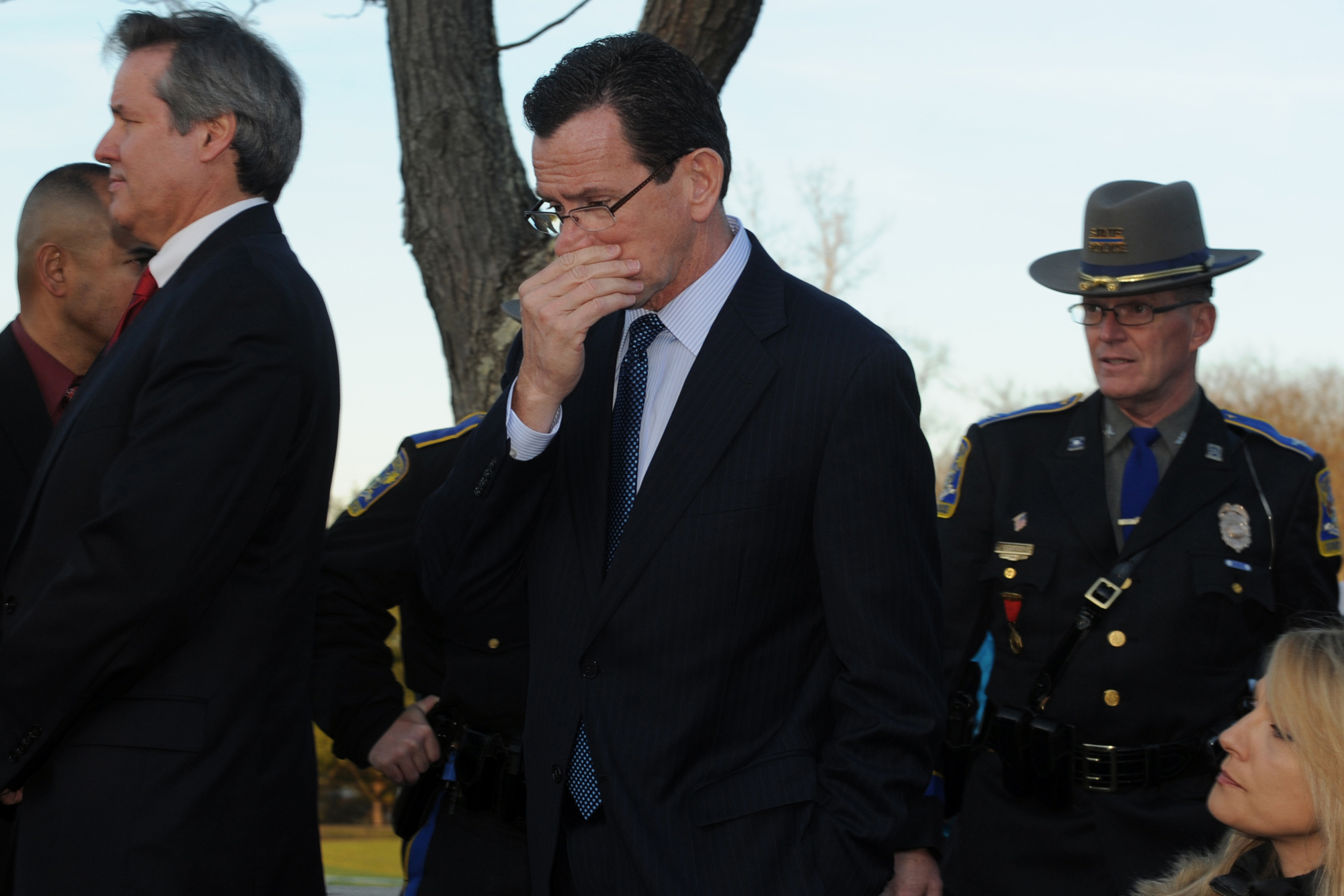 Quiet morning for Gov. Malloy turns to "'unimaginable" horror