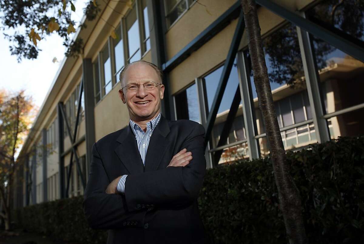 Dr. John Adler, professor of Neurosurgery at Stanford and founder and CEO of Cureus, outside the Cureus offices in Palo Alto, Calif., Monday, December 3, 2012. Cureus is an online open-source peer-reviewed medical journal.