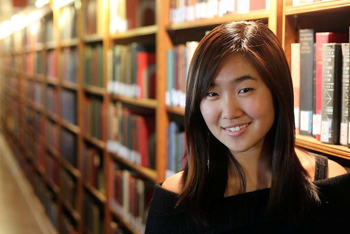 The Berkeley sex columnist Nadia Cho found herself in the national spotlight after writing about having sex in a library in Berkeley, Calif., Monday, Dec. 17, 2012.