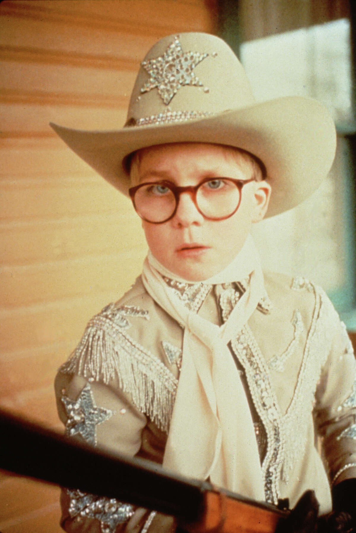 Peter Billingsley as Ralphie in the film "A Christmas Story." TBS will air this classic several times. Mon 12/24 at 9:00 pm, Mon 12/24 at 11:00 pm, Tue 12/25 at 1:00 am, Tue 12/25 at 3:00 am, Tue 12/25 at 5:00 am, Tue 12/25 at 7:00 am, Tue 12/25 at 9:00 am, Tue 12/25 at 11:00 pm, Tue 12/25 at 1:00 pm, Tue 12/25 at 3:00 pm, Tue 12/25 at 5:00 pm.