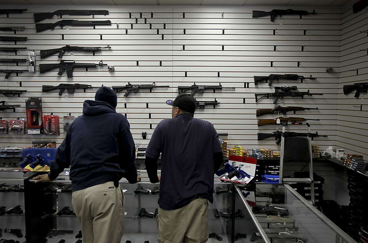 The walls holding AR-15 rifles is becoming bare at U.S.Firearms Academy gun shop in Reno, Nevada, on Wednesday Dec. 19, 2012. The Newtown, Conn. school massacre has rekindled a debate about gun control and the availability of assault rifles. Nevada where the Silver state's gun laws are considered some of the most lax residents are now flocking to area gun shops to purchase assault rifles ahead of fears of a weapons ban.