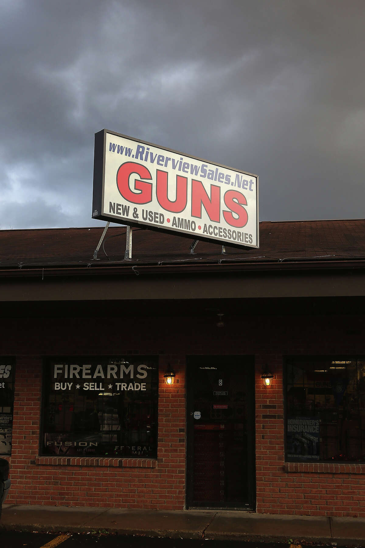 The Riverview Gun Sales shop sits closed on December 21, 2012 in East Windsor, Connecticut. According to the Hartford Courant, sources investigating the massacre at the Sandy Hook Elementary School in Newtown have said the Bushmaster rifle used by the gunman Adam Lanza was legally purchased at the shop by his mother Nancy Lanza. The Courant also reports that records show the guns used in a previous mass shooting in Connecticut in 2010, where Omar Thornton killed eight people and himself at Hartford Distributers Inc, were also purchased at Riverview Gun Sales. On Thursday agents from the federal Bureau of Alcohol, Tobacco, Firearms and Explosives (ATF), and local police raided and closed the gun shop.