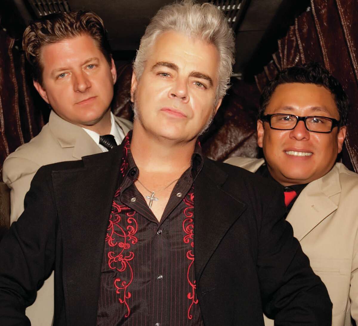 Musician Dale Watson (center) with Chris Crepps, left, and Mike Bernal.