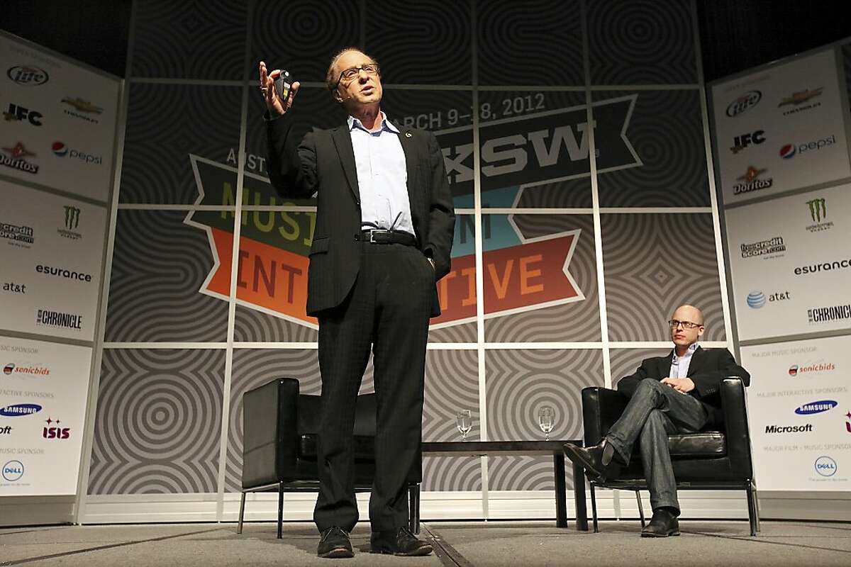   Ray Kurzweil (left), will work on language processing, machine learning and other projects.  