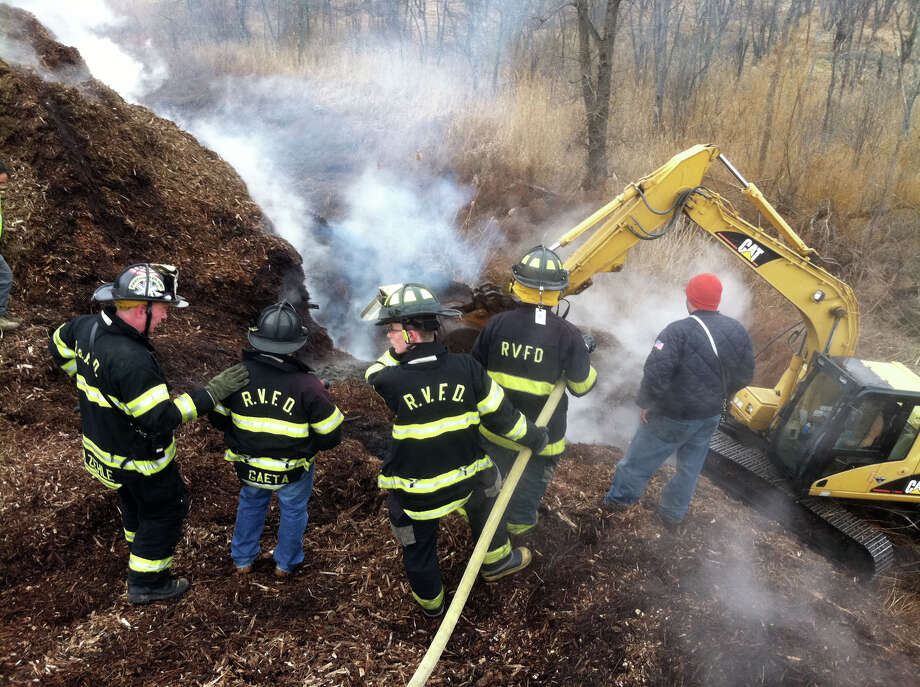 Ridgefield's woodchip pile extinguished for now Connecticut Post
