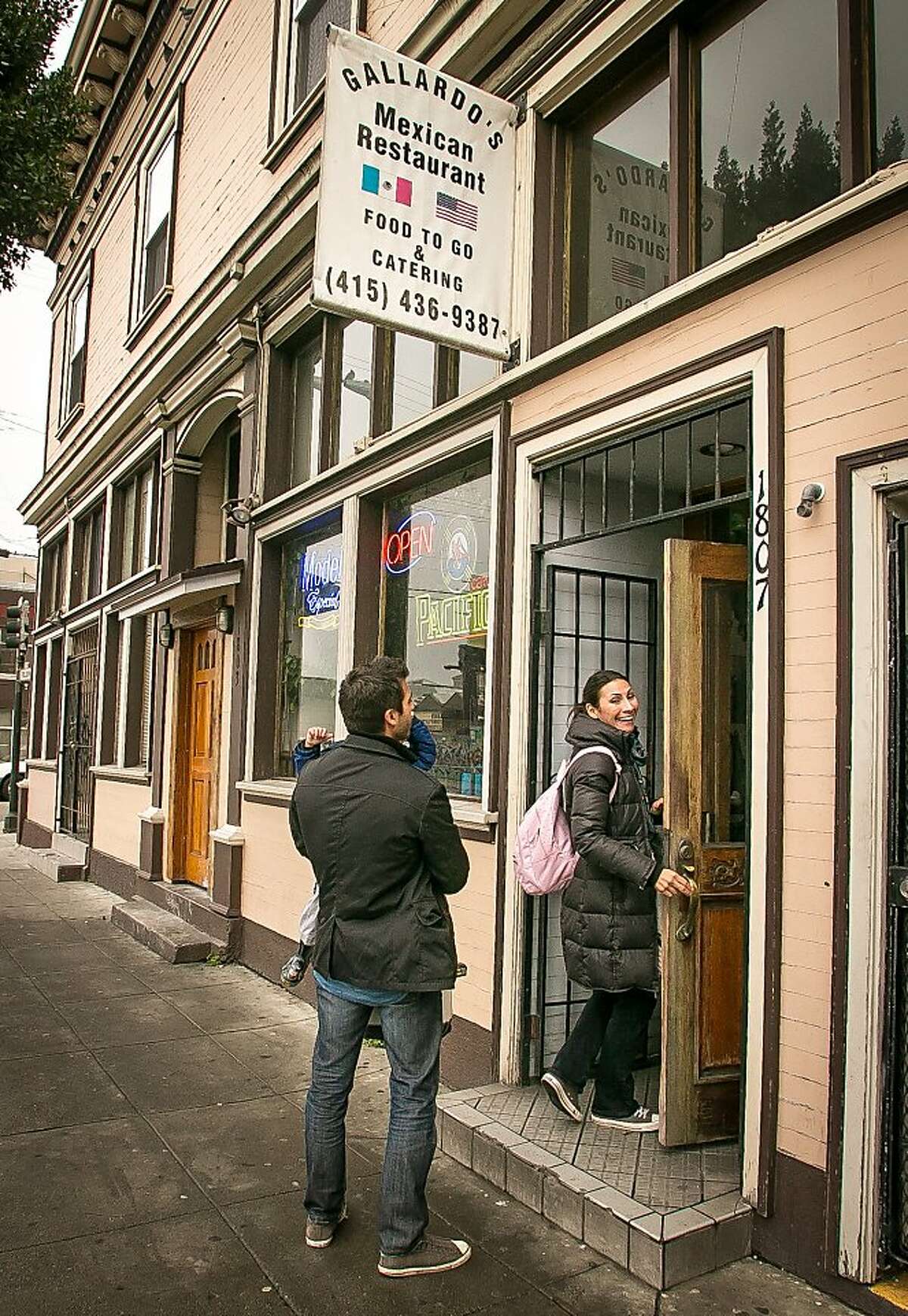 The exterior of Gallardo's restaurant in San Francisco, Calif. is seen on Sunday, December 16th, 2012.
