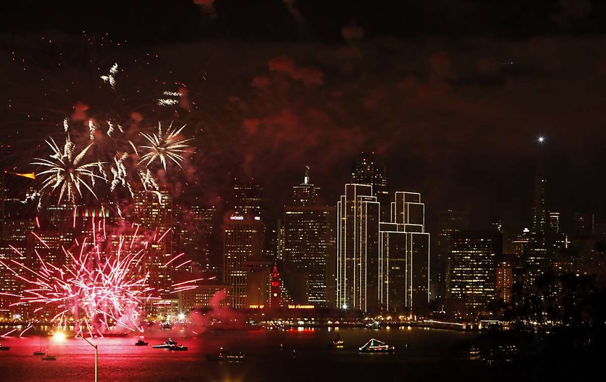 New Year's Eve in San Francisco, around the world