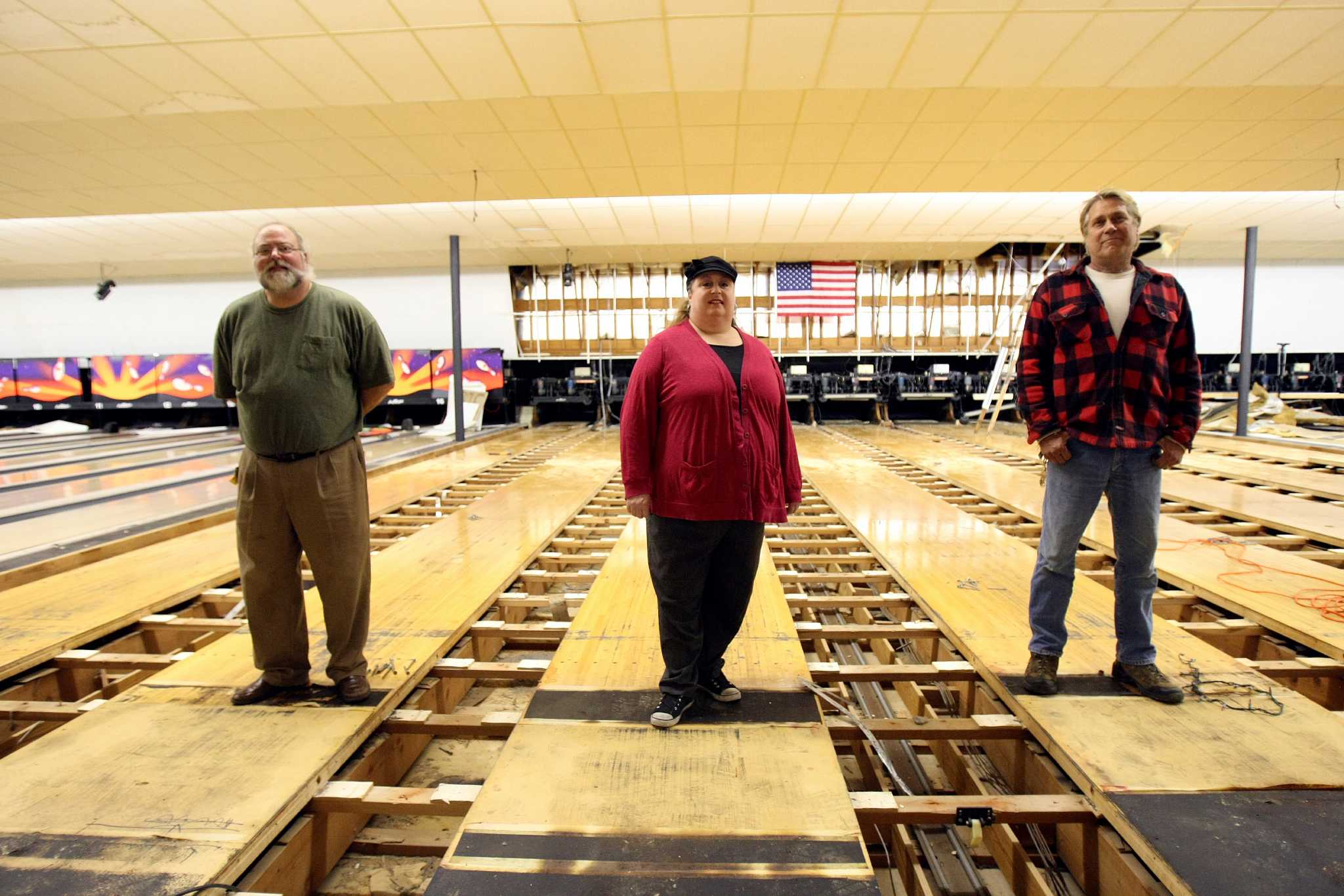 Bowling alley makeover