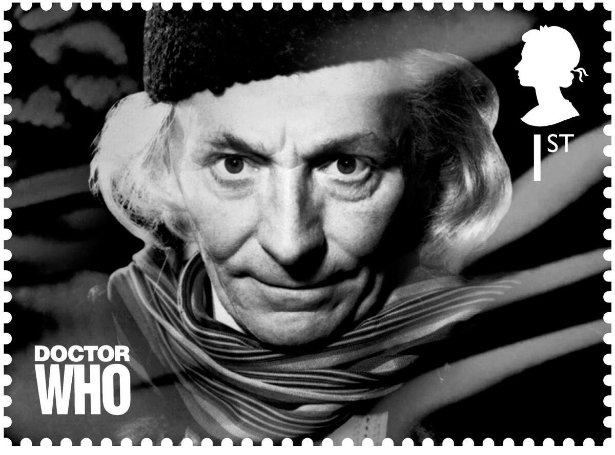 In this image release by the Royal Mail on Wednesday Jan. 3, 2013 shows a postage stamp with an image of the first Dr. Who William Hartnell. Dr. Who _ who usually uses a police box for travel _ will be zooming through time and space on the edge of letters in 2013. Britain's Royal Mail is marking the 50th anniversary of ``Doctor Who,'' the science fiction program, with a series of stamps featuring each of the 11 actors who have played the title role. Those featured include the present doctor, Matt Smith as well as past Time Lords such as David Tennant, Christopher Eccleston and the first doctor William Hartnell (AP Photo/Royal Mail)