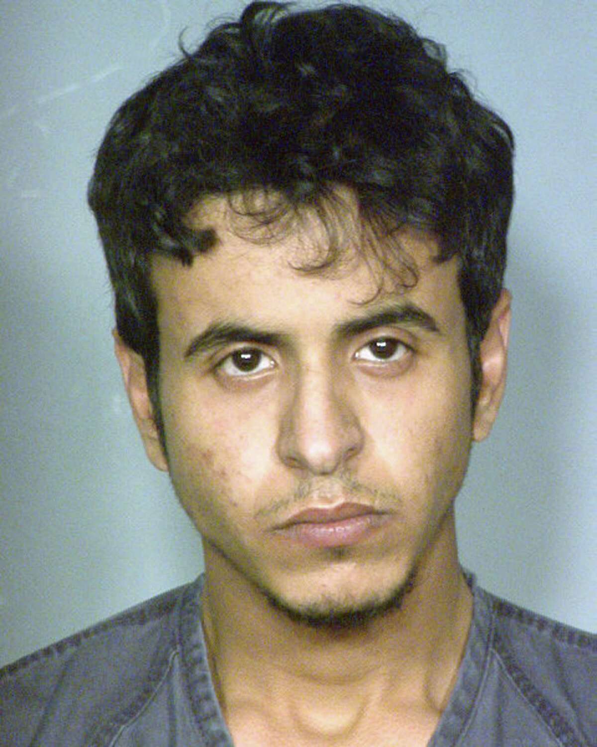 This police booking photo obtained January 4, 2013 courtesy of the Las Vegas Metrpolitan Police Department shows Mazen Alotaibi, a Sergeant in the Saudi Arabian Air Force who was arrested on New Year's Eve for allegedly sexually assaulting a 13-year-old boy in a Las Vegas hotel, police said January 4, 2013. Alotaibi, 23, on holiday in Sin City from training at Lackland Air Force Base in San Antonio, Texas, faces charges of sexual assault with a victim under 16, lewdness with a minor under 14, coercion with force, and first degree kidnapping. Police documents say the incident remains under investigation. AFP PHOTO / LAS VEGAS METROPOLITAN POLICE DEPARTMENT == RESTRICTED TO EDITORIAL USE / MANDATORY CREDIT: "AFP PHOTO / LAS VEGAS METROPOLITAN POLICE DEPARTMENT" / NO SALES / NO MARKETING / NO ADVERTISING CAMPAIGNS / DISTRIBUTED AS A SERVICE TO CLIENTS ==-/AFP/Getty Images