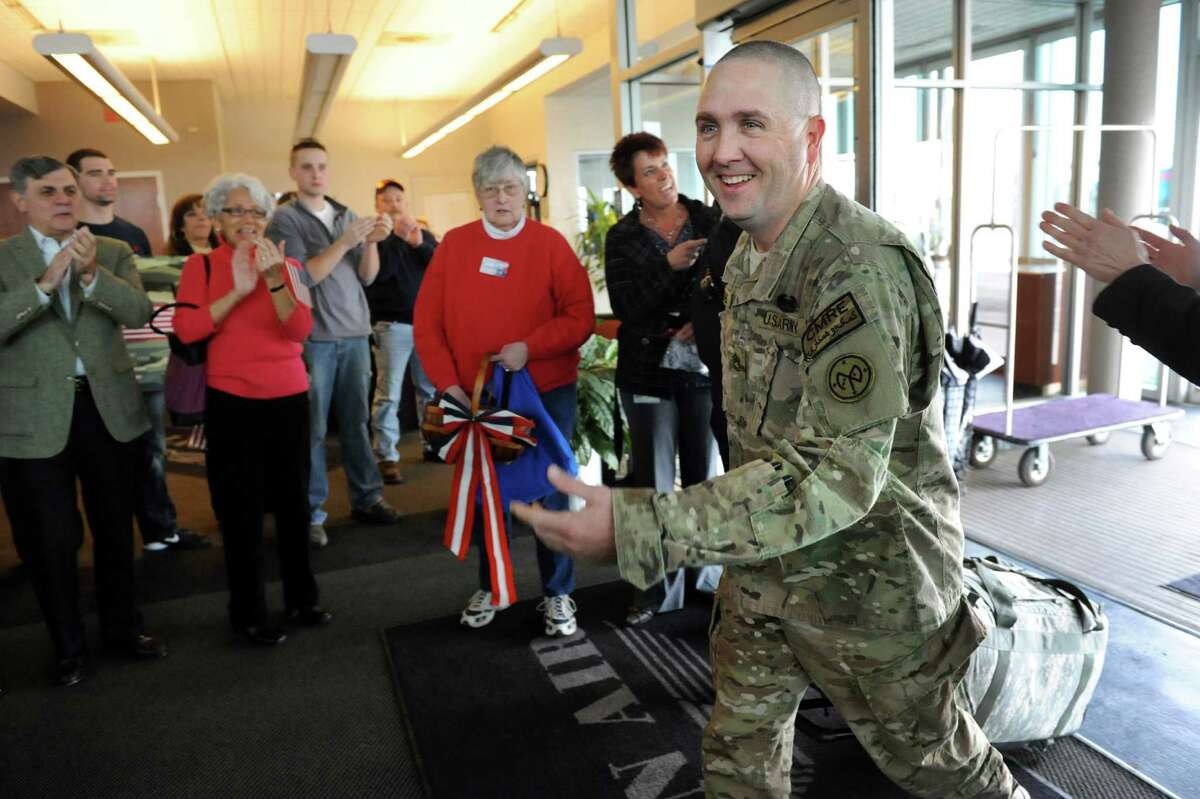 Soldiers Return From Kuwait