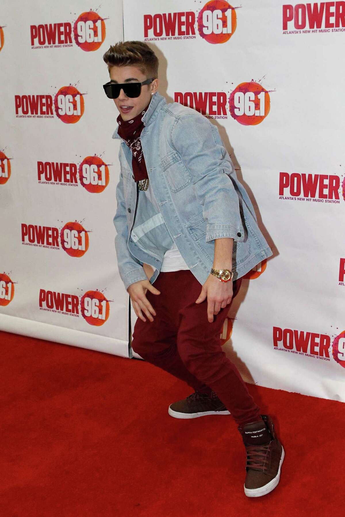 Justin Bieber attends Power 96.1's Jingle Ball 2012 at the Philips Arena on December 12, 2012 in Atlanta.