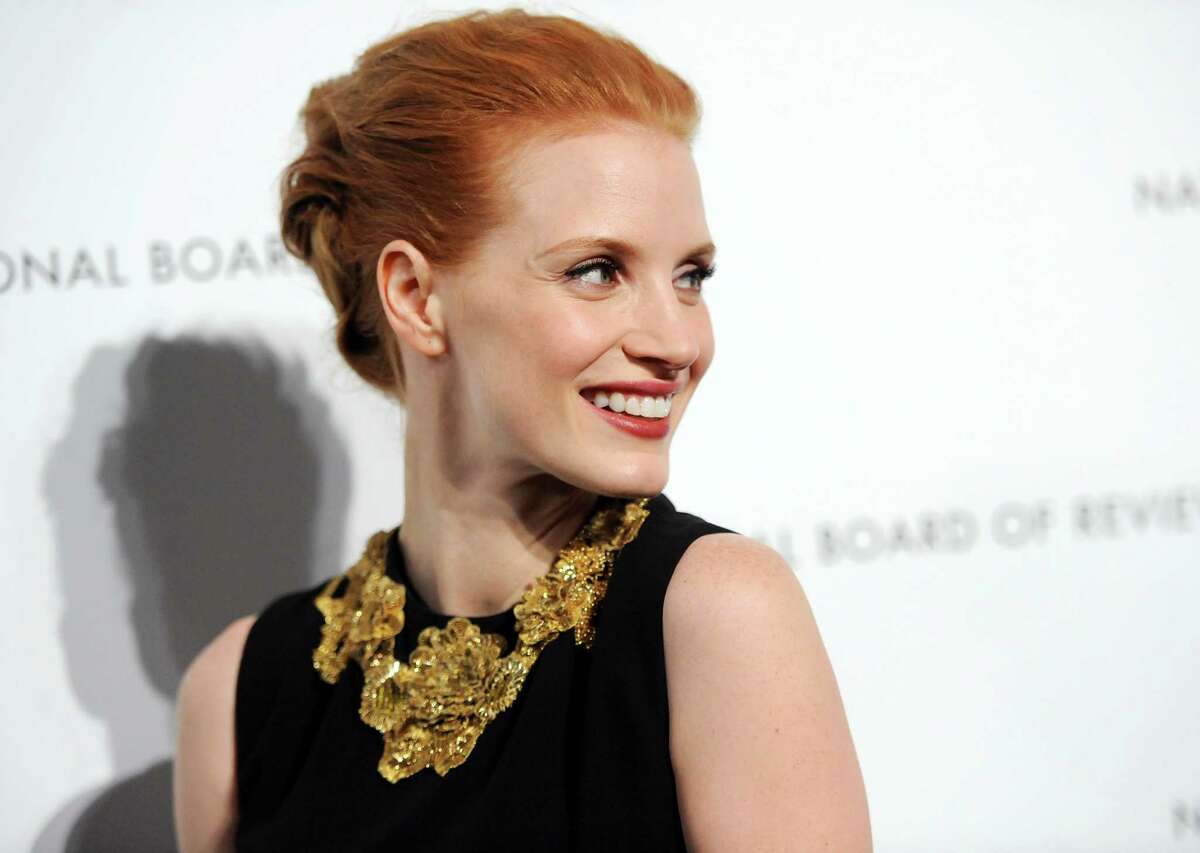 "Best Actress" winner Jessica Chastain attends the National Board of Review Awards gala at Cipriani 42nd St. on Tuesday Jan. 8, 2013 in New York.