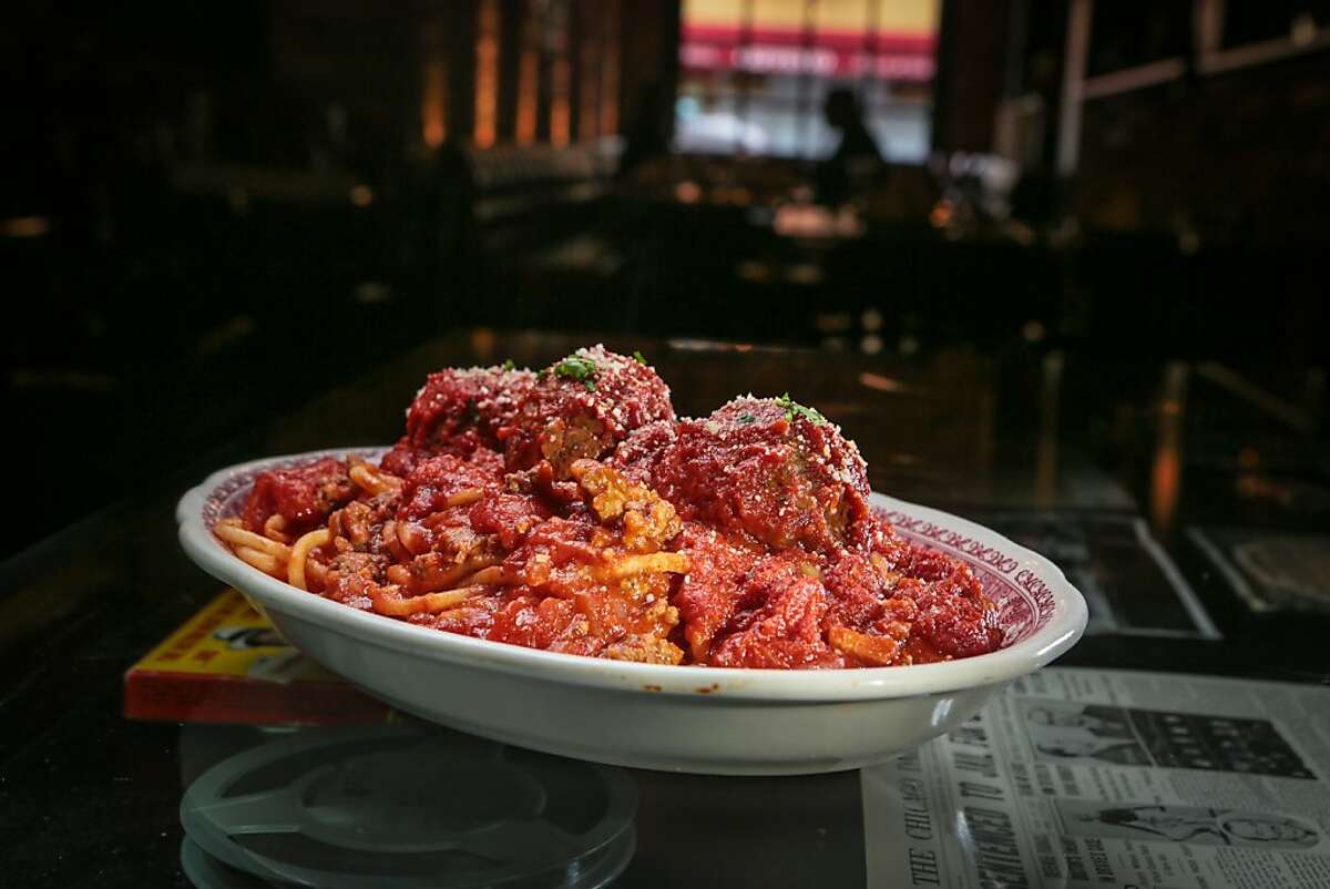 The Spaghetti and Meatballs at Capo's restaurant in San Francisco, Calif., is seen on Sunday, January 6th, 2013.