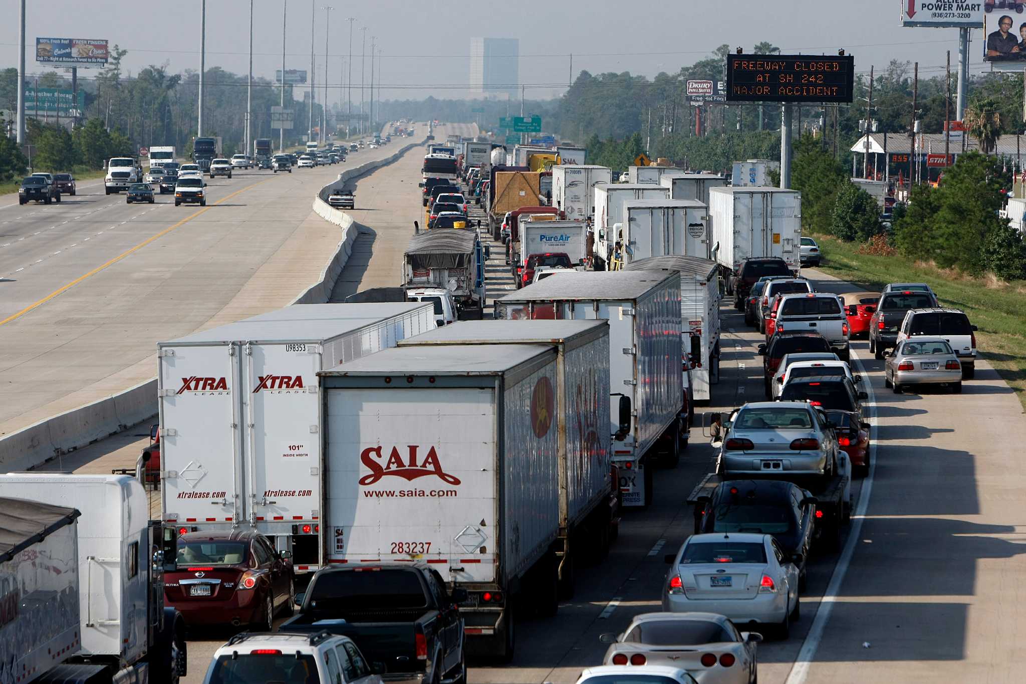 I45 Conroe widening nearly complete, finally