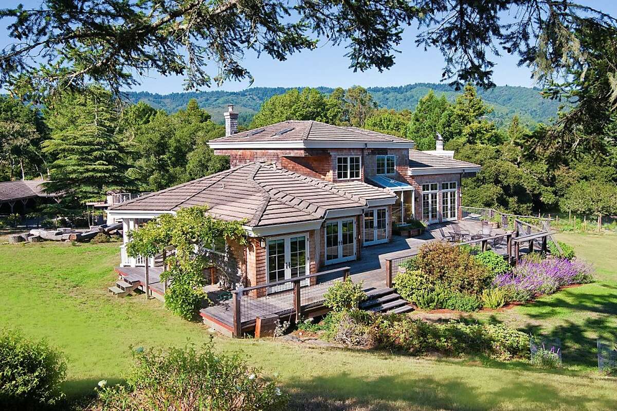 Restored Bolinas home has ocean and forest views