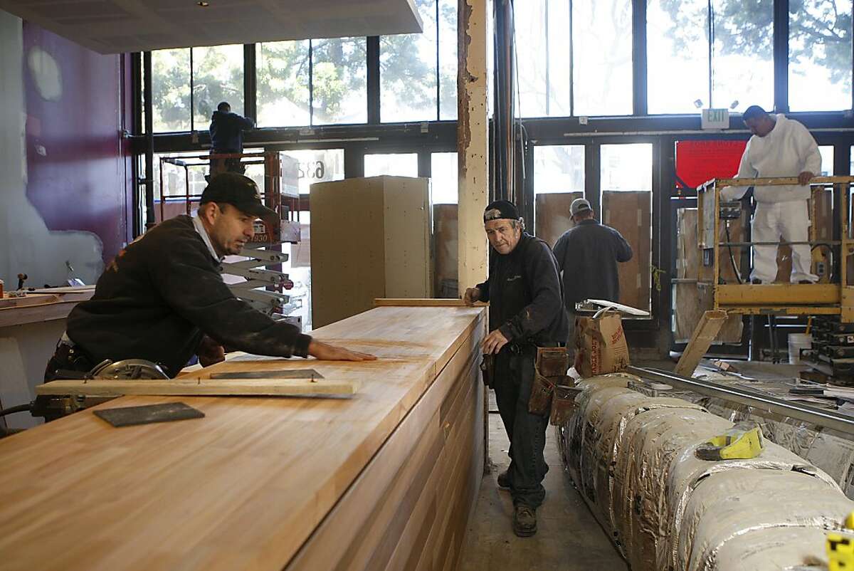 The third Tacolicious restaurant being constructed in Palo Alto, Calif., on Monday, January 14, 2013.