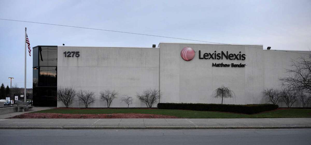 Exterior of the LexisNexis Matthew Bender building Tuesday afternoon, Jan. 15, 2013, in Menands, N.Y. (John Carl D'Annibale / Times Union)