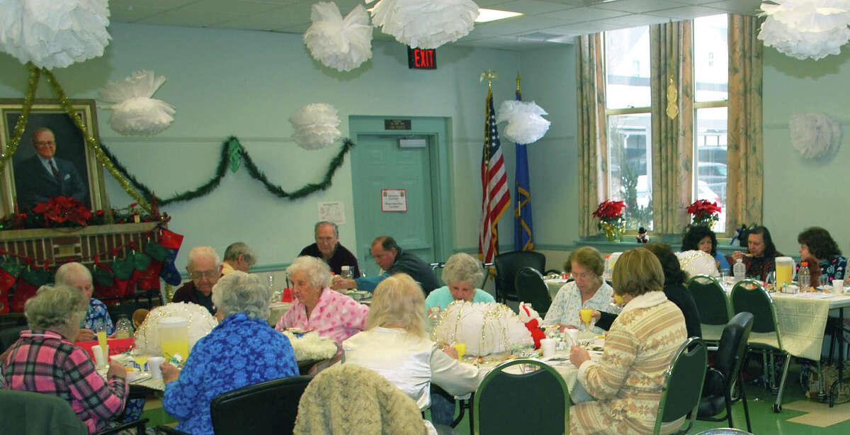 Seniors indulge in a New Year's pajama party