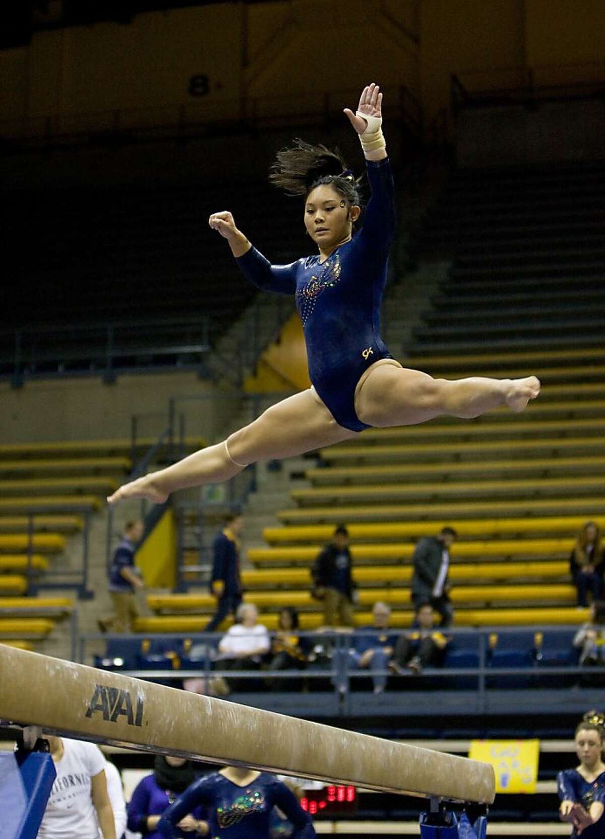 Serena Leong and the UC Berkeley women's gymnastics team compete against Stanford this weekend.