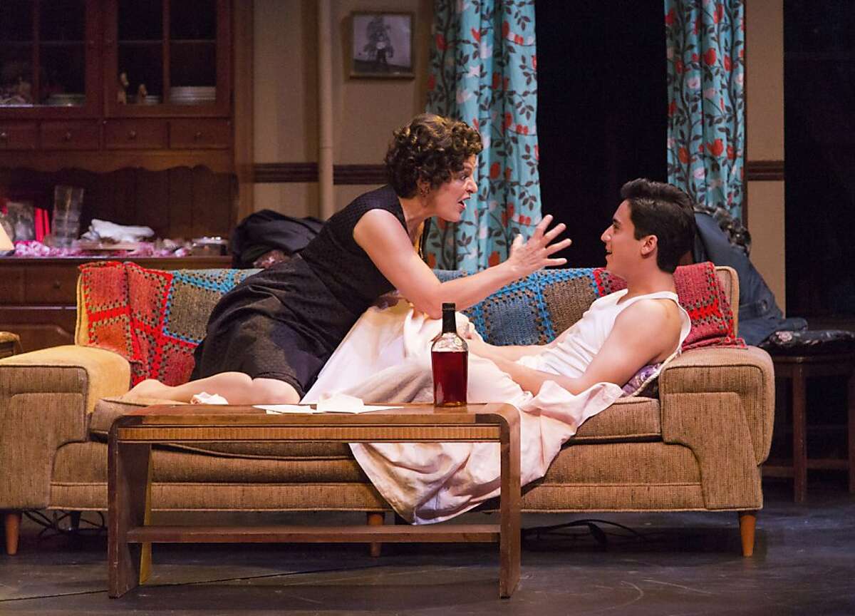 Alejandro (Michael Rosen) gets advice from his mother Inez (Priscilla Lopez) in TheatreWorks' "Somewhere"