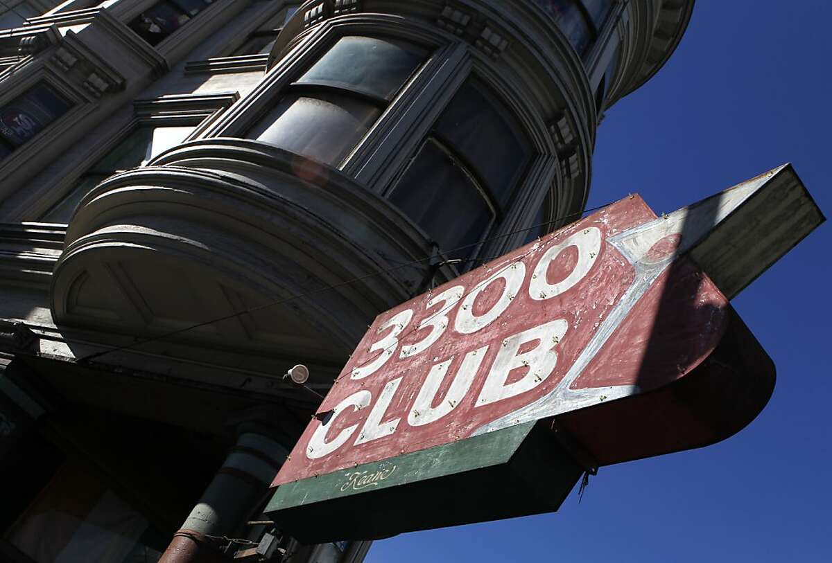 The 3300 Club, seen on Mission Street at 29th Street, in San Francisco, Calif. on Friday, Jan. 18, 2013, hosts poetry readings.