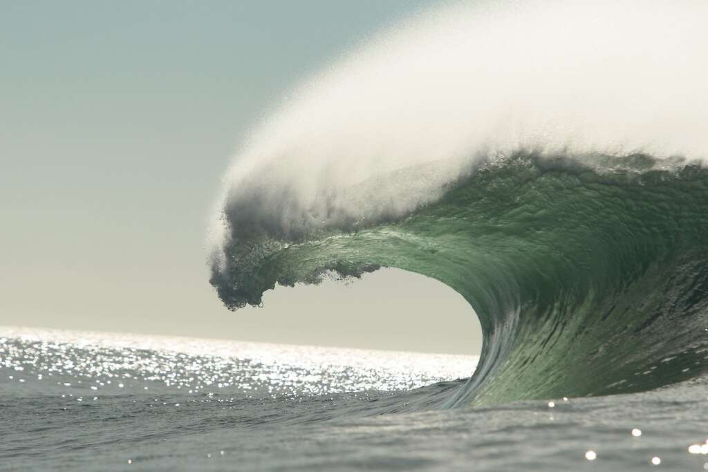 Sunday Drive Mavericks Beach Sfgate A Wave Breaks At Mavericks On The Day Before Invitational Saay January
