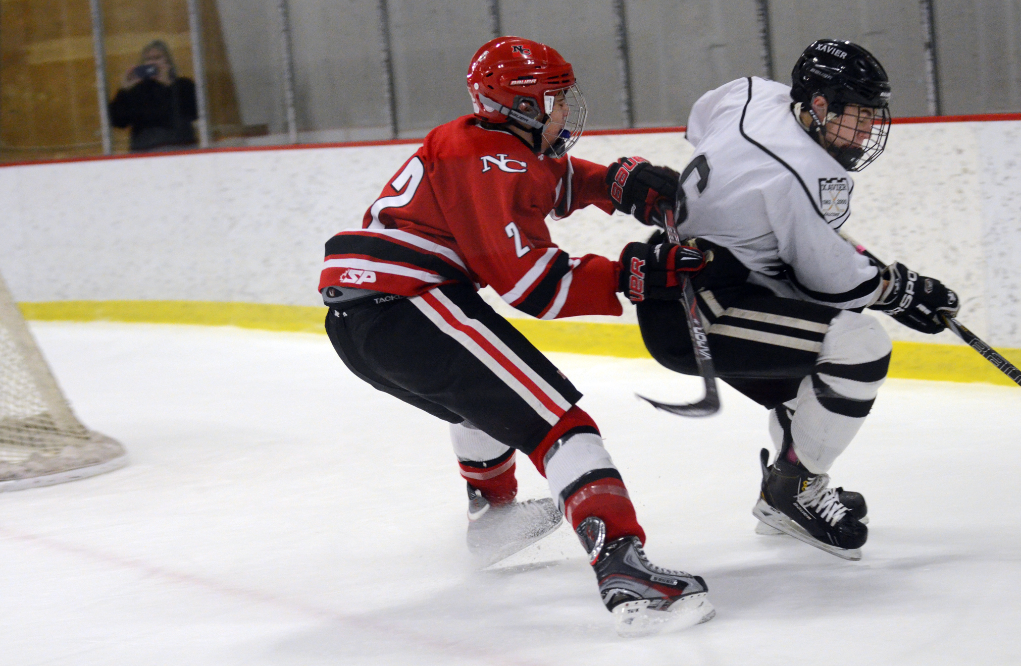 Xavier boys hockey team blanks New Canaan