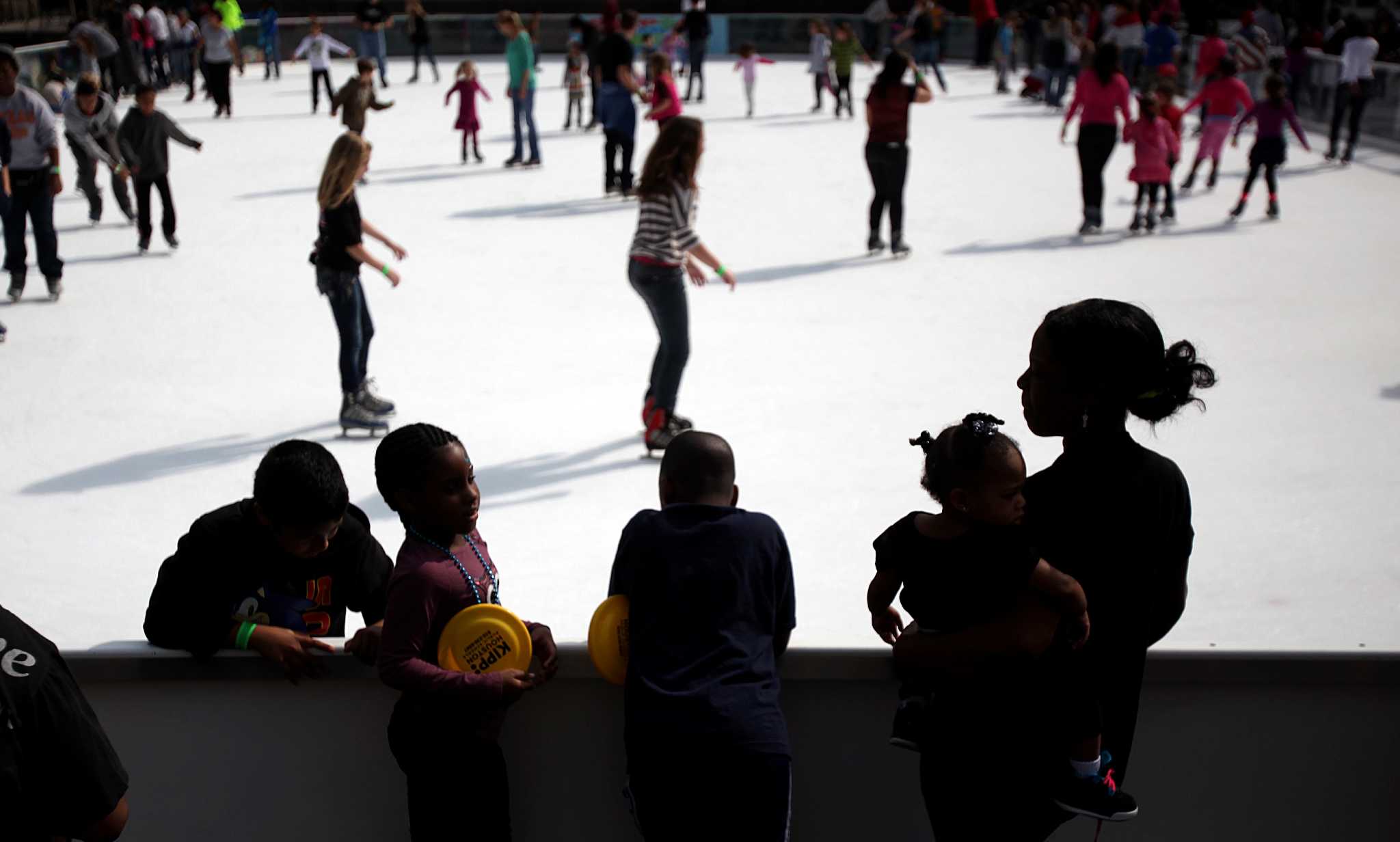 Ice skating returns to Discovery Green just in time for the holidays