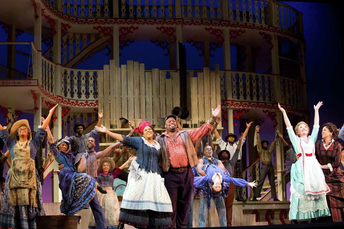 Houston Grand Opera's "Show Boat" - Queenie (Marietta Simpson), Joe (Morris Robinson), Magnolia (Sasha Cooke) and Julie (Melody Moore) sing "Can't Help Lovin' Dat Man