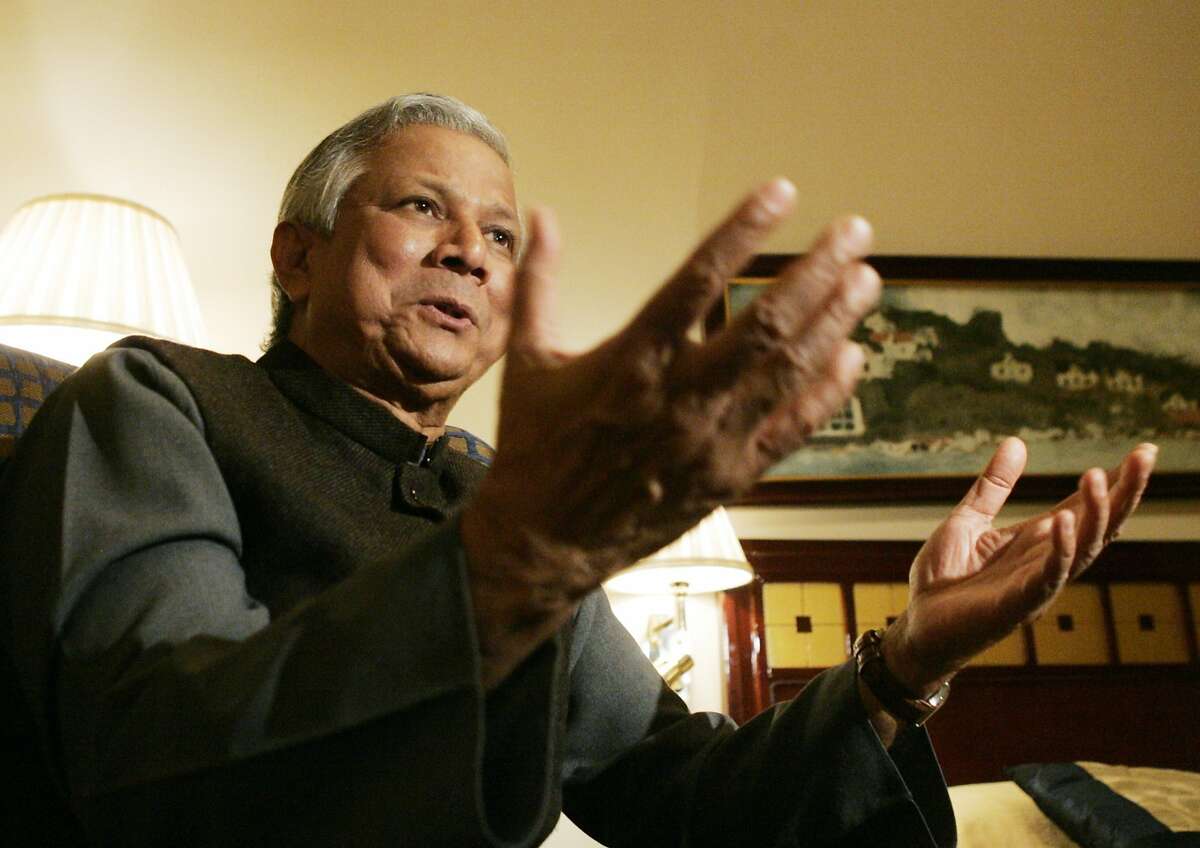 Muhammad Yunus, who invented mirofinance, says world poverty could be consigned to museums if banks stimulate the creative energives of poor people.