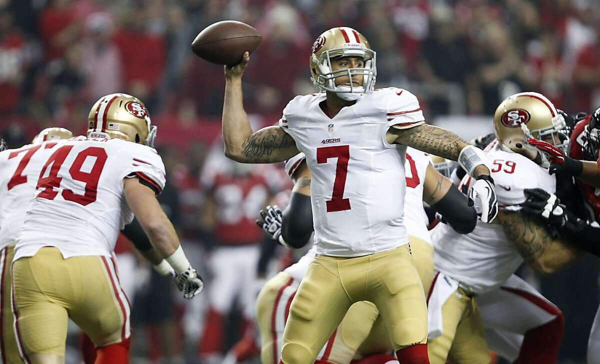 Maillot De Match NFL San Francisco 49ers 2013 - Colin Kaepernick #7 - Taille 42 - Original