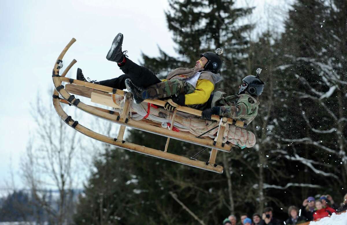 Wildest photos of the day German sledding