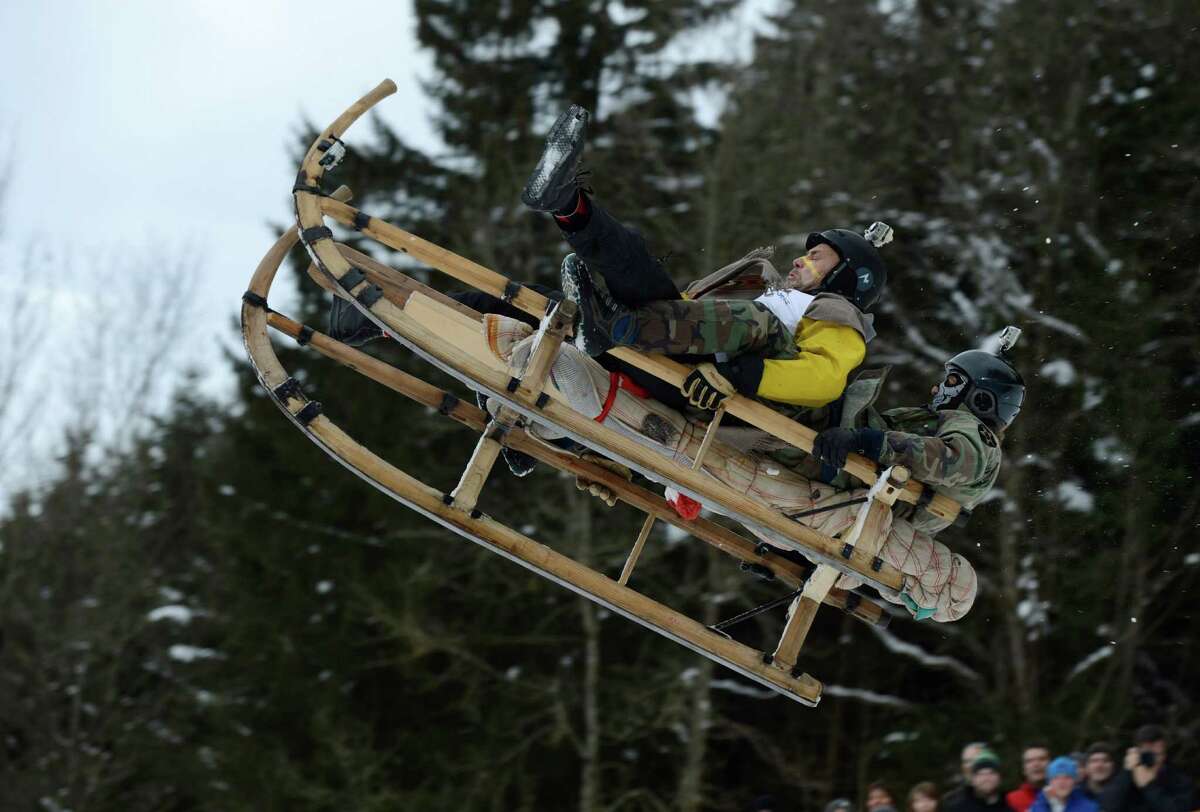 Wildest photos of the day German sledding