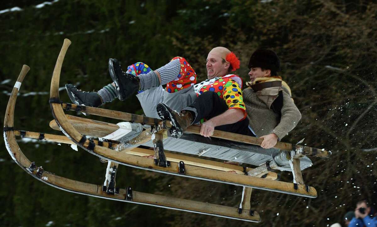 Wildest photos of the day German sledding