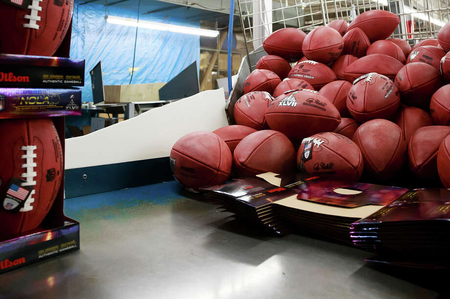 The making of a Super Bowl football Westport News