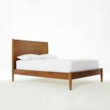 mid century bed frame king