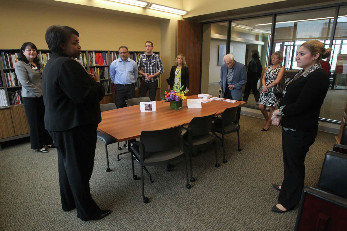Visitors tour San Antonio Area Foundation's new home