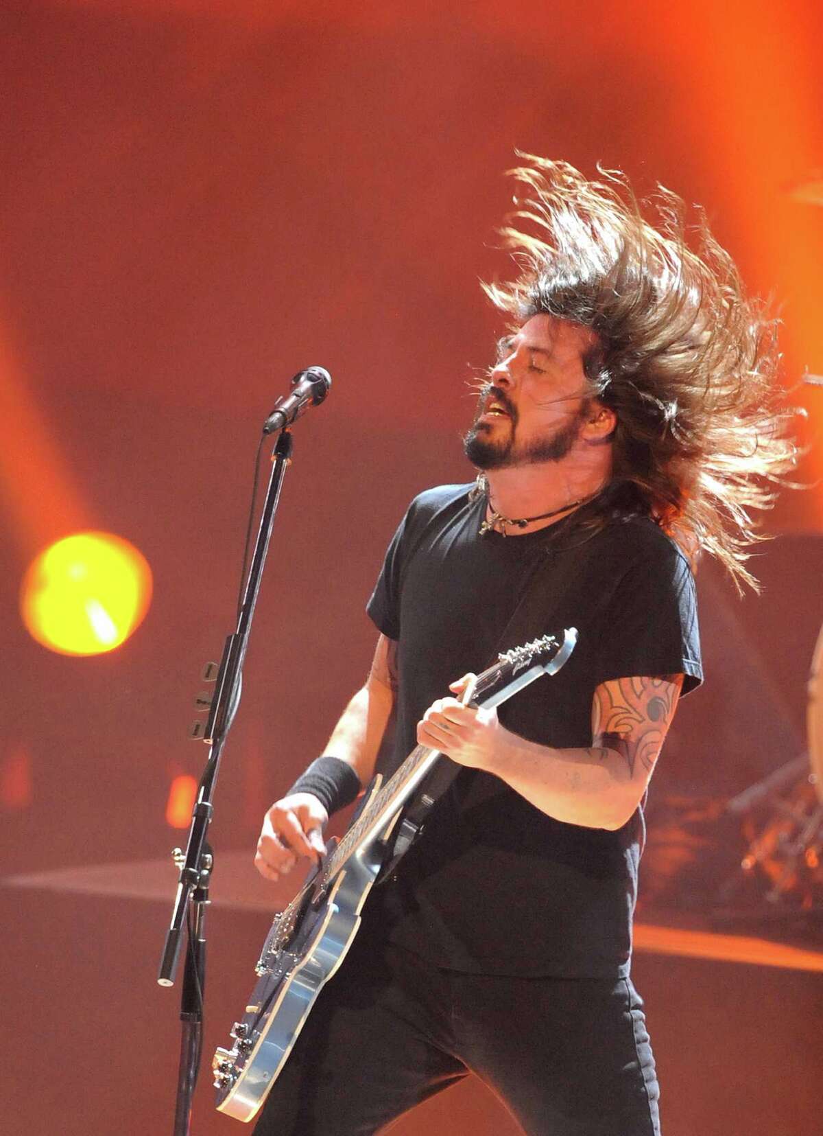 10yearold boy brought onstage at Foo Fighters show wows crowd with