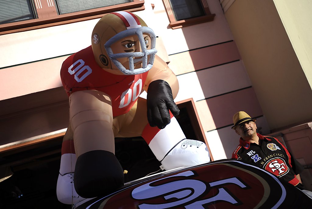 san francisco 49ers inflatable
