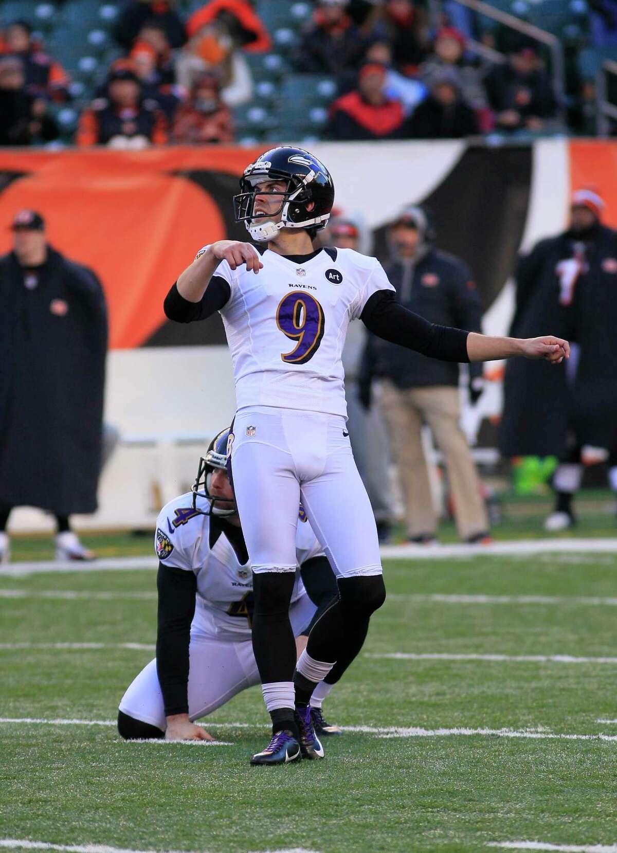 Ravens kicker Justin Tucker