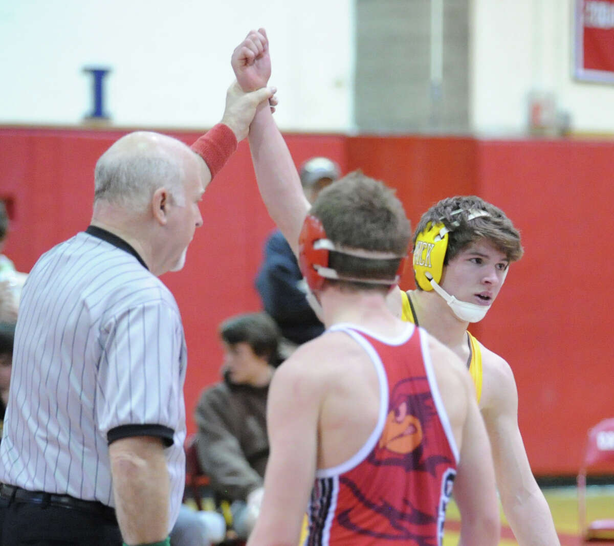 Brunswick wrestlers edge town rival Greenwich