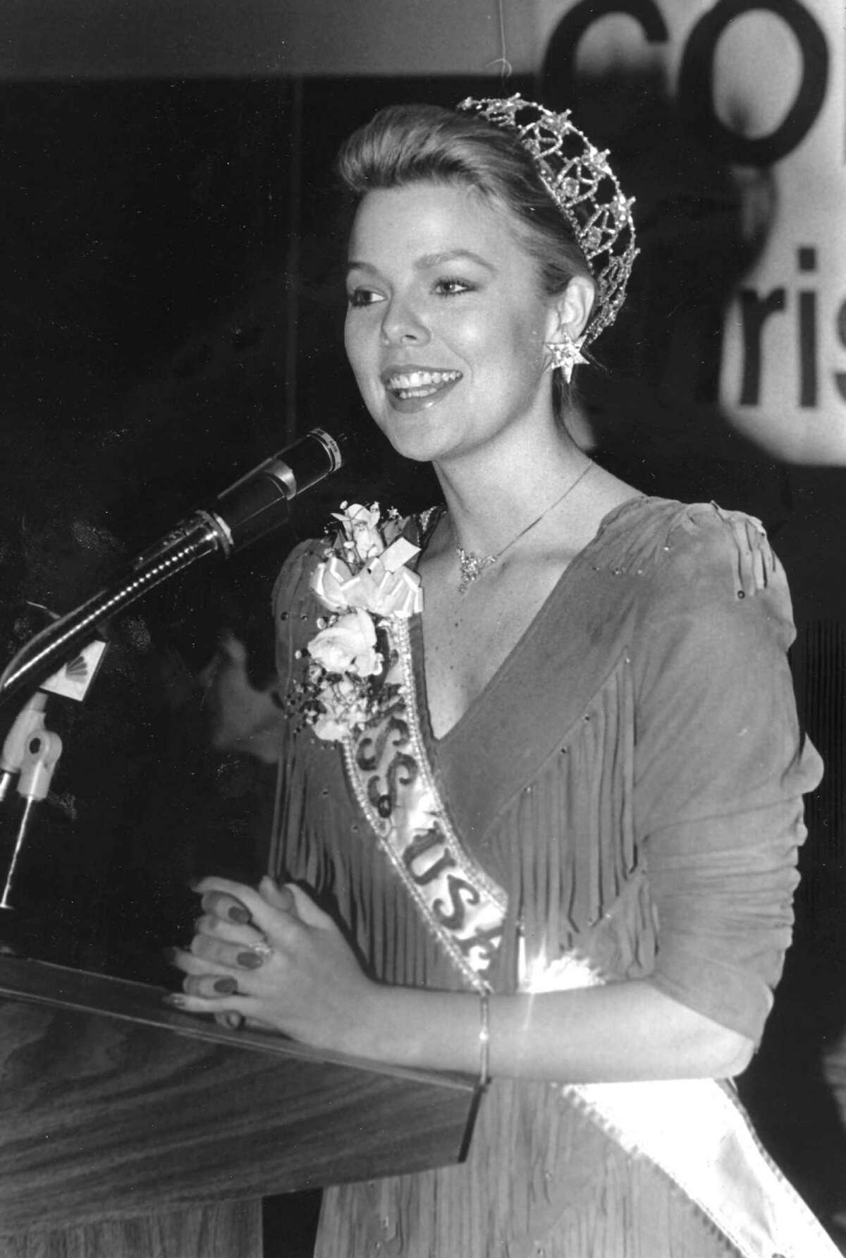 Christy Fichtner, who dated Steve Young as a teenager, returned to Greenwich during her tenure as Miss USA in 1986.