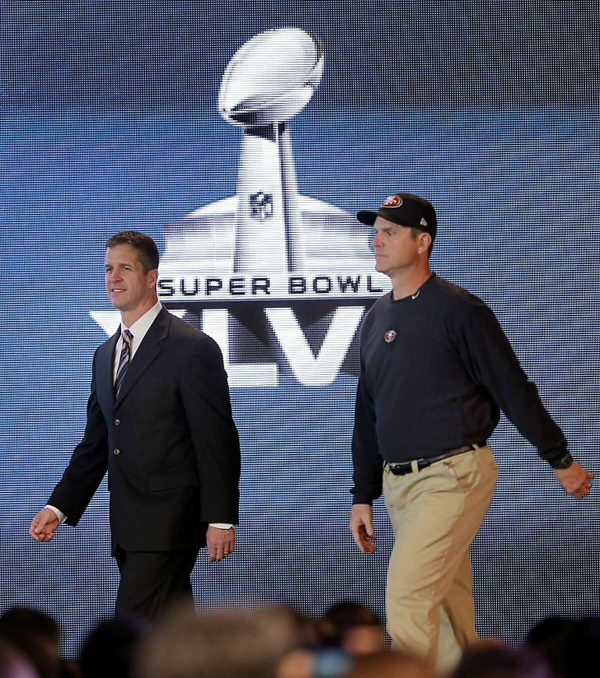 Harbaugh Brothers Stand Apart Together