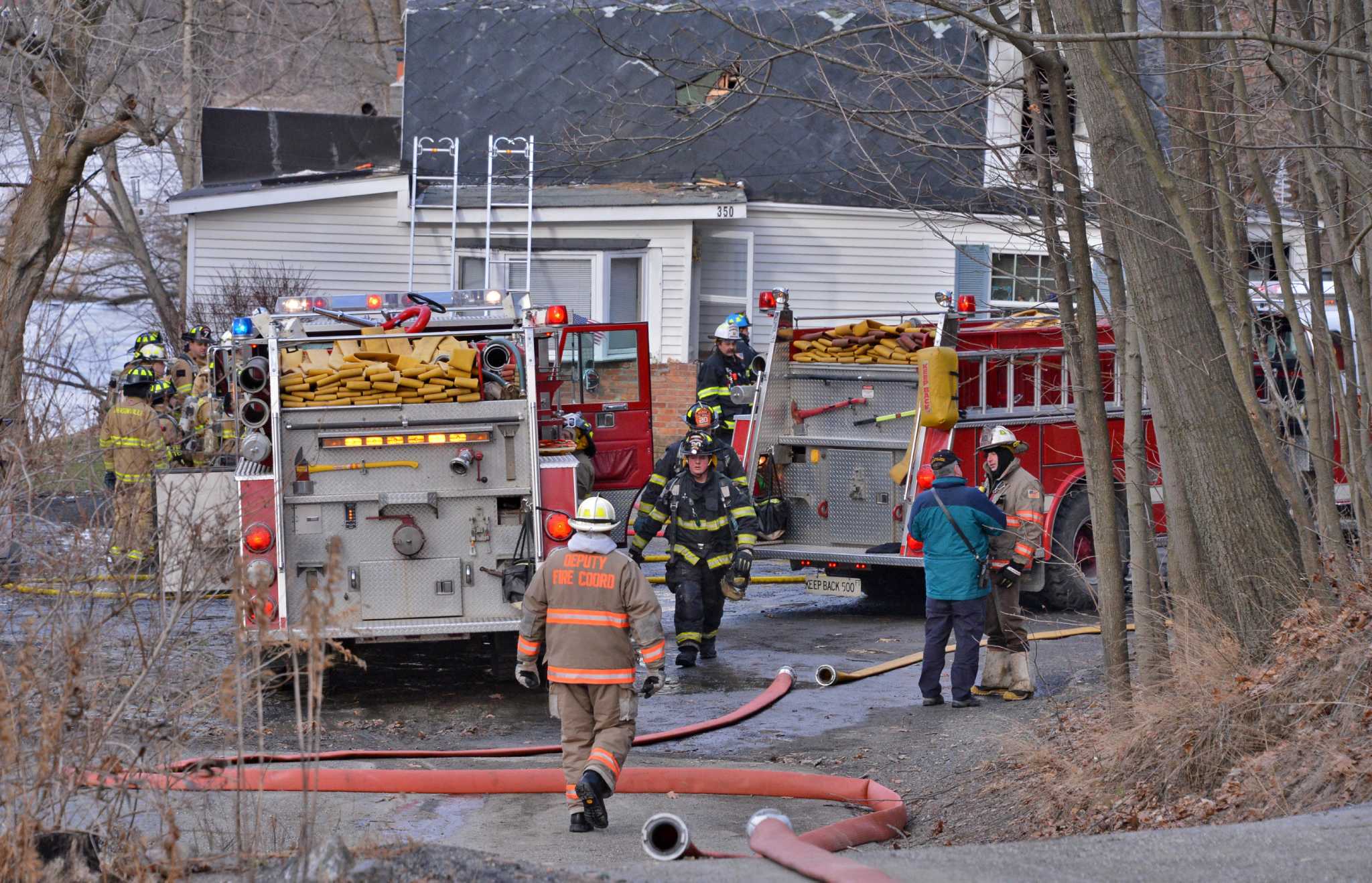 Photos Schaghticoke fire