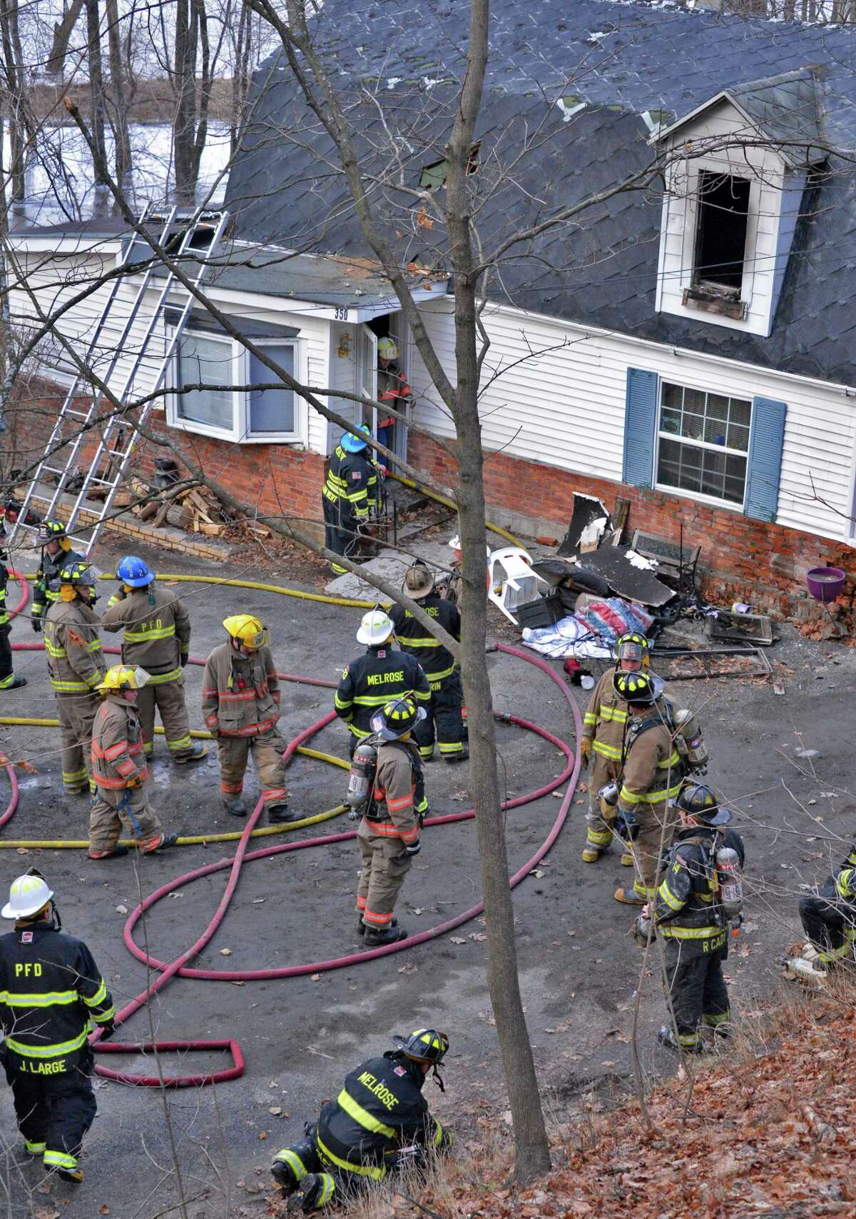 Photos Schaghticoke fire