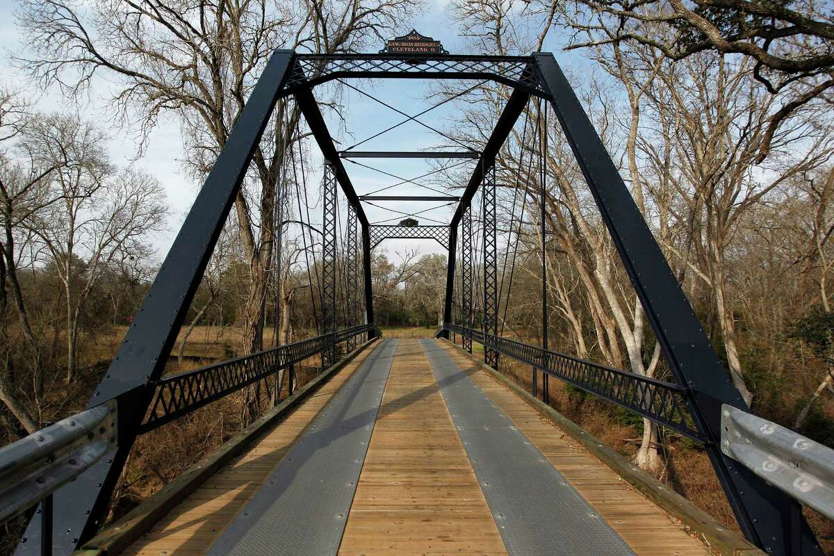 Fayette County's old Piano Bridge, dating to 1885, is among more than 1,000 structures highlighted in the first volume of "Buildings of Texas," written by and including 300-plus photos by Houston architect Gerald Moorhead.