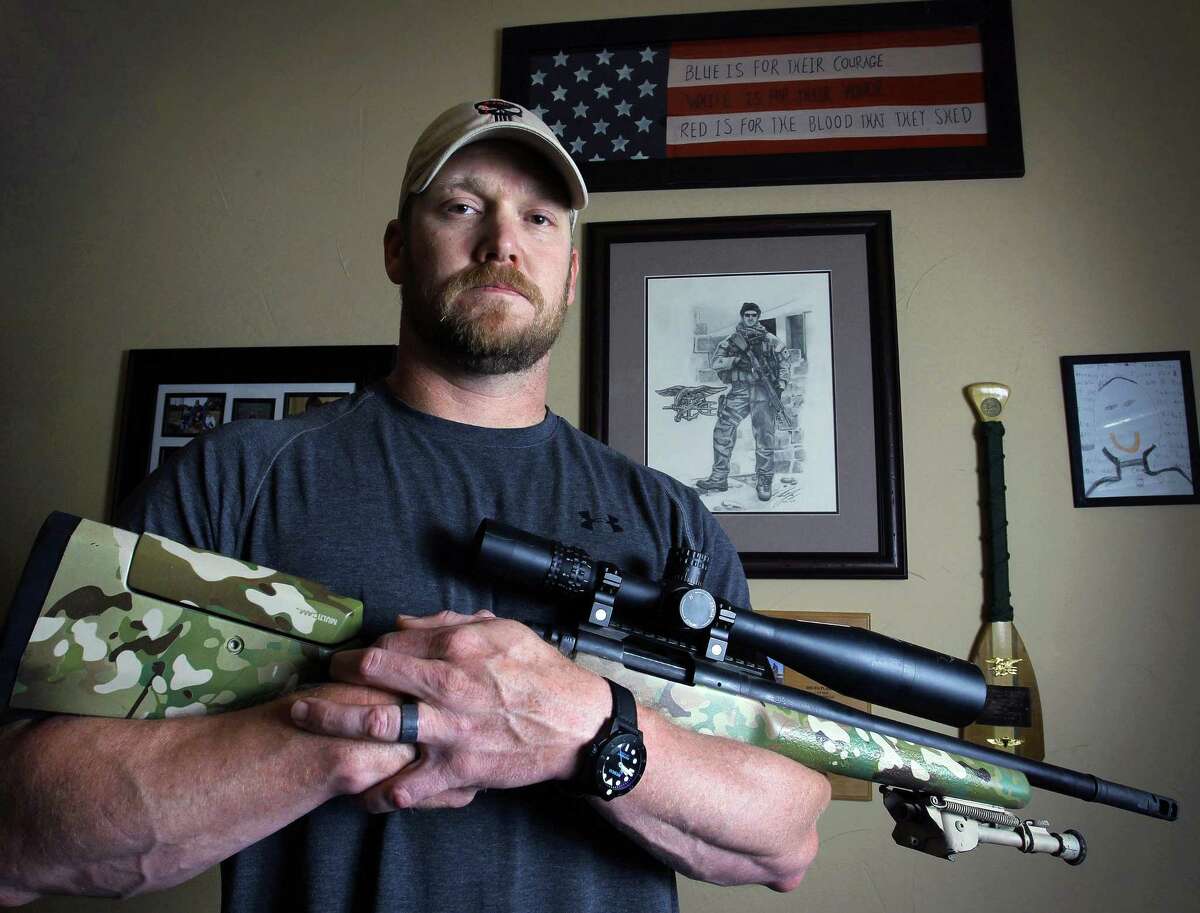 Chris Kyle, a former Navy SEAL and author of the book “American Sniper” was killed, along with another man, Saturday at a gun range west of Fort Worth. (AP Photo/The Fort Worth Star-Telegram, Paul Moseley)