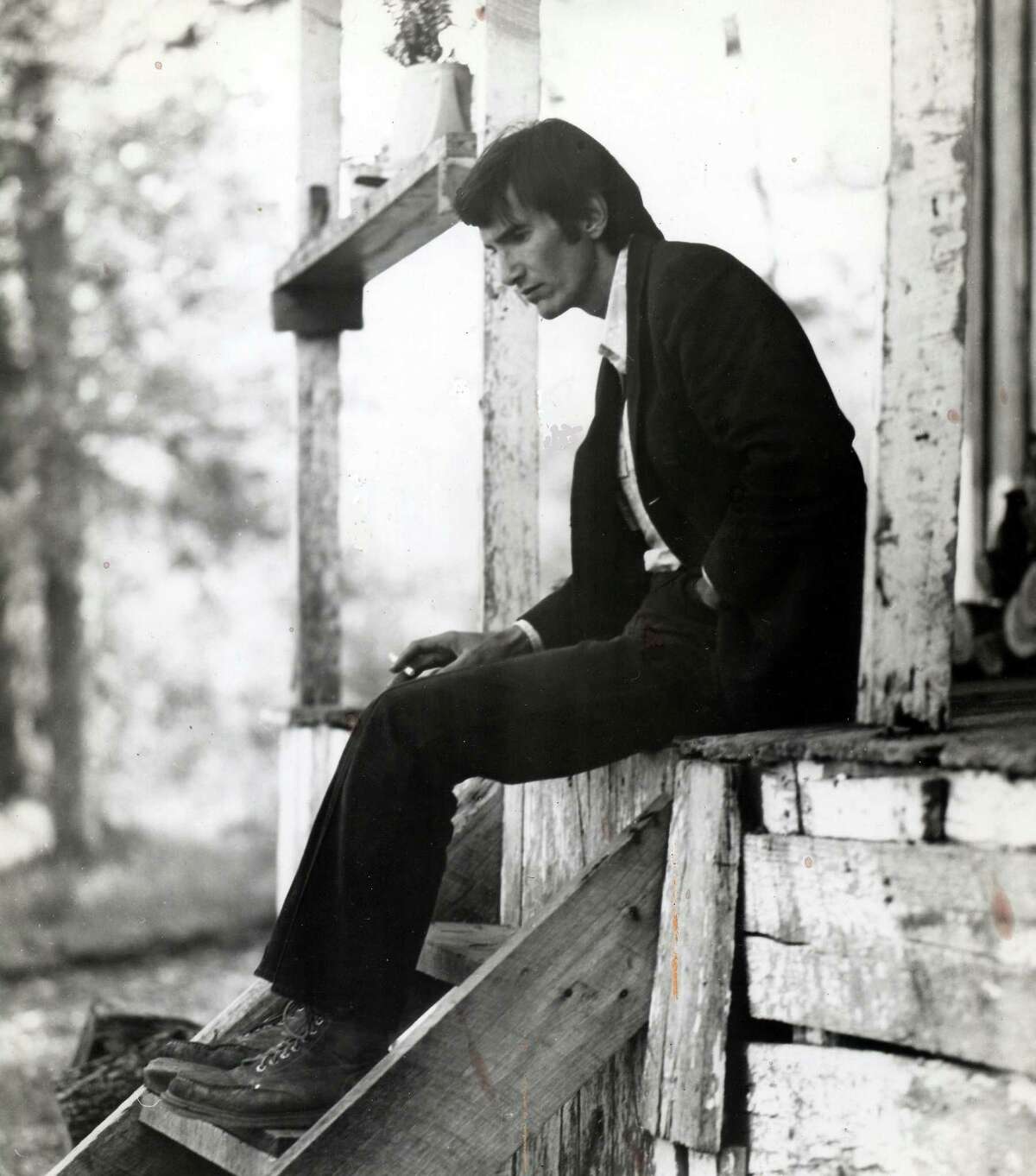 Townes Van Zandt in BE HERE TO LOVE ME, a Palm Pictures release 2005. Photo courtesy of Jeanene Van Zandt. Photo courtesy Wood Newton emailed photo